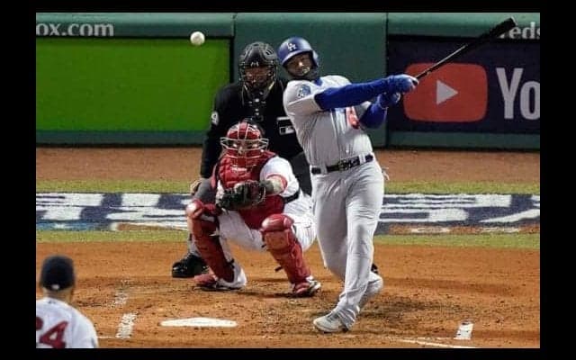 【MLB】ドジャースが4回に逆転成功！　ケンプ犠飛＆プイグ適時打　WS初のリード得る