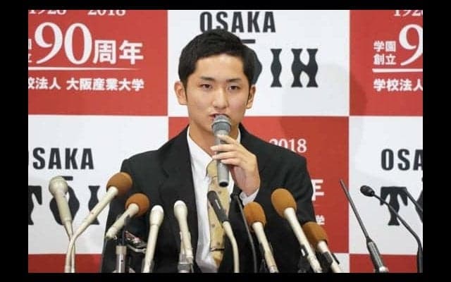“未完の大器”大阪桐蔭・横川が巨人4位指名に驚き　「すごい高い評価」