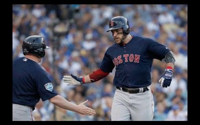 【MLB】Rソックスが初回にカーショーから2点先制！　ピアースが左中間へ2点アーチ