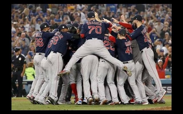 【MLB】Rソックス5年ぶり9度目世界一！　プライス快投＆ピアース2発　4勝1敗で圧勝