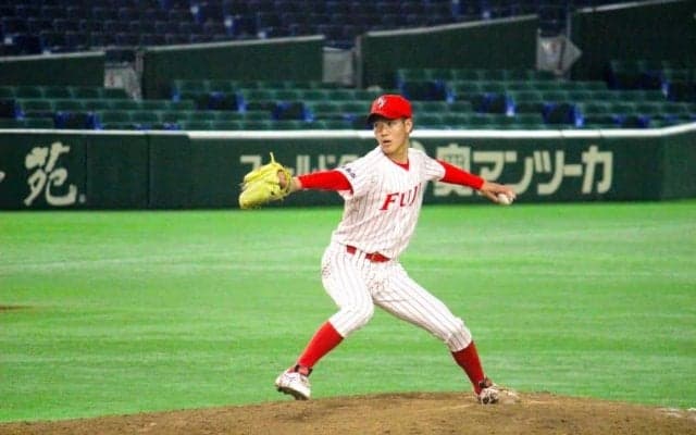 苦楽を糧に羽ばたく実力派左腕　鈴木翔天（富士大）