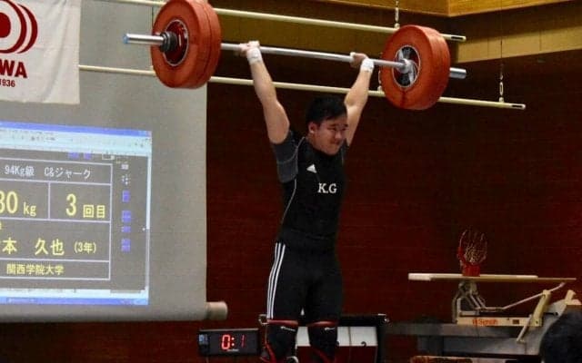 【重量挙部】 倉本が自己記録を更新し、全日本終幕！