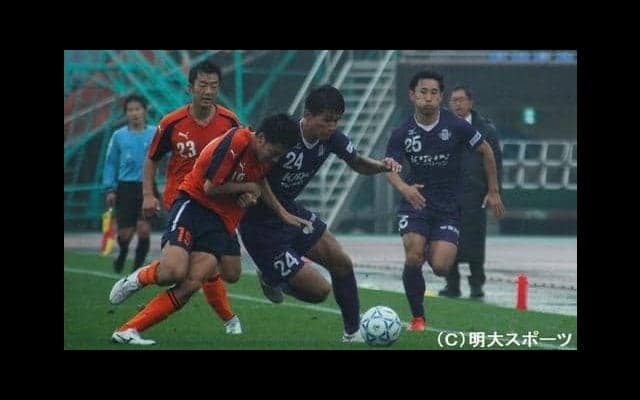 法大に０-２で完敗　リーグ戦優勝の可能性はゼロに／関東大学１部リーグ戦