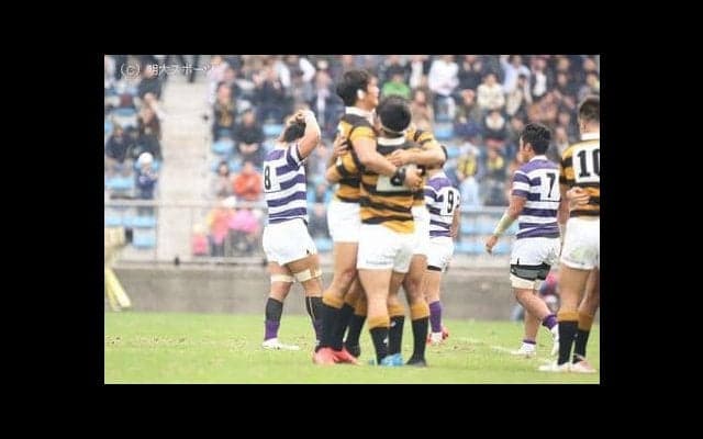スクラムだけでは慶応に勝てず／関東大学対抗戦