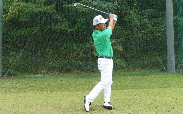 小田孔明「アイアンでフルスイングはしない」　5割くらいの力でコントロール