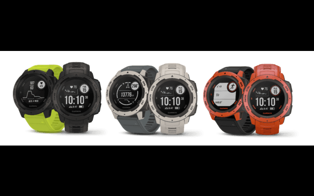 ガーミン、GPSアウトドアウォッチ「INSTINCT」BEAMS限定セット発売