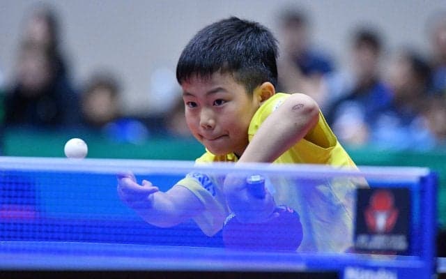 【卓球】11歳・松島輝空が13歳以下の部で最年少V　張本以来の快挙＜全日本カデット＞