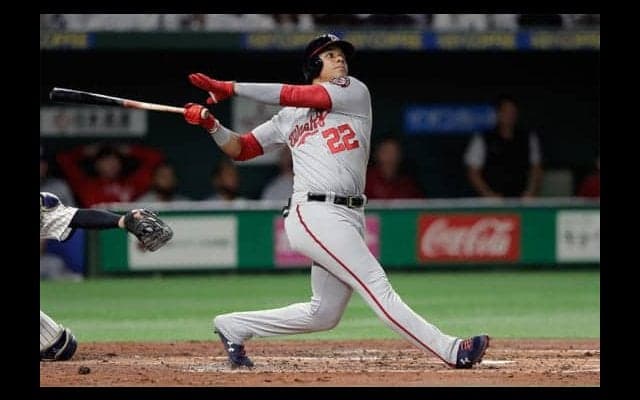 【日米野球】20歳ソトの底知れぬパワー　天井直撃“幻の本塁打“に「打った瞬間入ったと…」