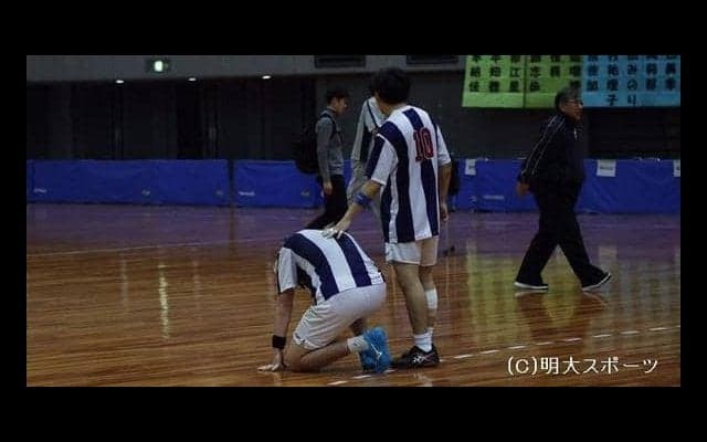 中部大に惜敗　インカレベスト８で散る／全日本学生選手権