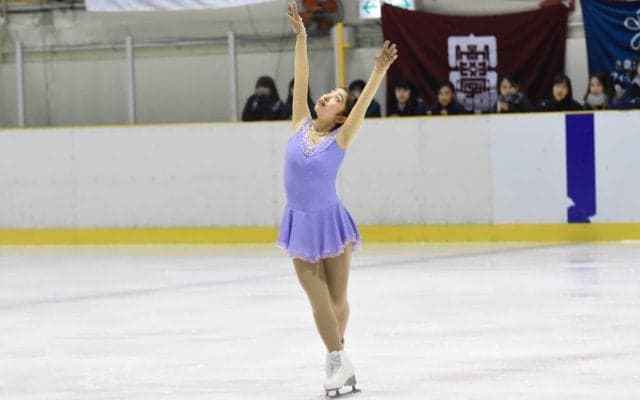 【スケート部フィギュア部門】 女子４級で本橋が優勝！