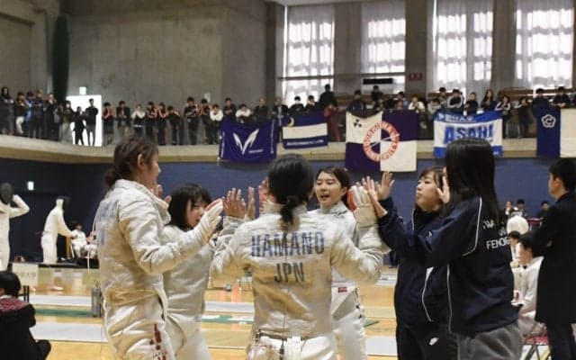 【フェンシング部】 女子サーブル１回戦で敗北し、インカレ終幕