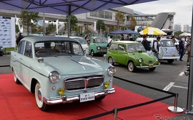 700台のクラシックカーが集結、特集はスバル…お台場旧車天国2018