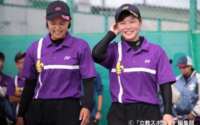 【ソフトテニス部女子】涙の入れ替え戦。来春のリベンジ誓う