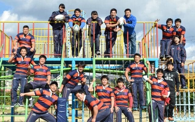 【ラグビー部】 小学生と共にラグビーを楽しんだ初等部教室