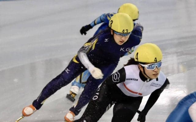 【スケート部スピード部門】　全日本選抜、初日は結果ふるわず