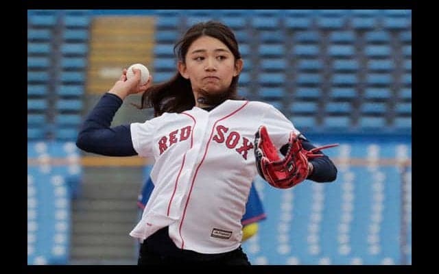 【MLBドリームカップ】美しき「野球女子」坪井ミサト、岩村氏打ち取り「もの凄く嬉しいです」
