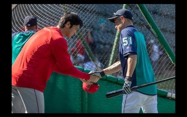 大谷＆イチローの“師弟関係”をMLB公式注目　米ファン「彼以上に良い先輩はいない」