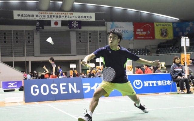 【バドミントン部】 北里、結城・佐々木ペア全日本総合１回戦敗退