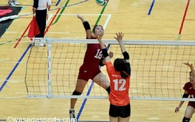 早大バレー全開　一年の成長を示し４季ぶりの初戦突破！