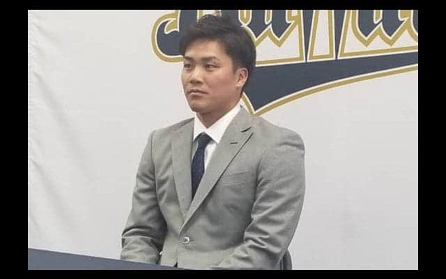 オリ伏見、報道陣に珍リクエスト「修造さんに絶対会いたい。書いてください」