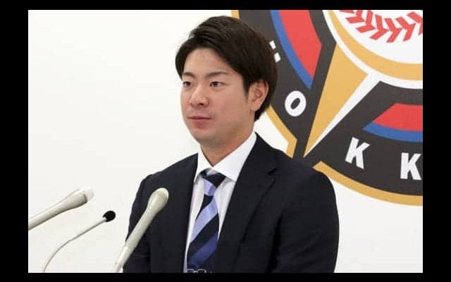 ハム松本剛、170万円ダウンの2100万円でサイン　来季は「やるしかない」