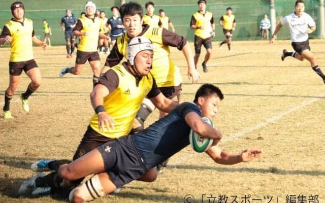 【ラグビー部】去年の入れ替え戦での悔しさは、今年の入れ替え戦で晴らす