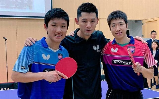 張本×水谷×張継科 豪華メンバーが登場！／卓球・タマス本社完成披露パーティー