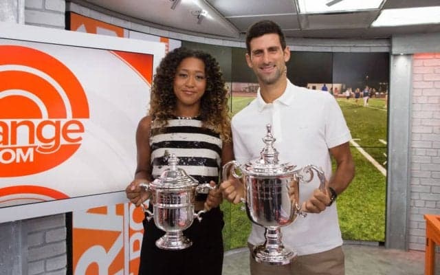 大坂、ジョコビッチに「ばったり会った」。全米覇者ツーショットを投稿[全米オープン]