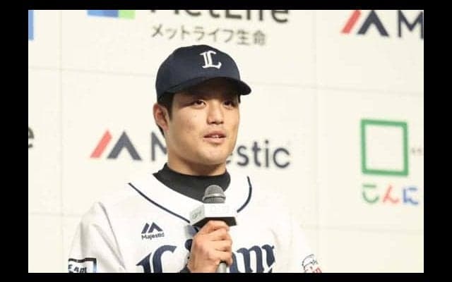 西武ドラ1松本、雄星＆光成も背負った「17」に！　「いち早く戦力に」