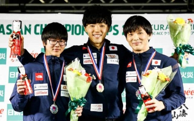 藤井快が大会2連覇！日本男子表彰台独占、女子でも野口2位、小武3位／アジア選手権倉吉2018【リード】