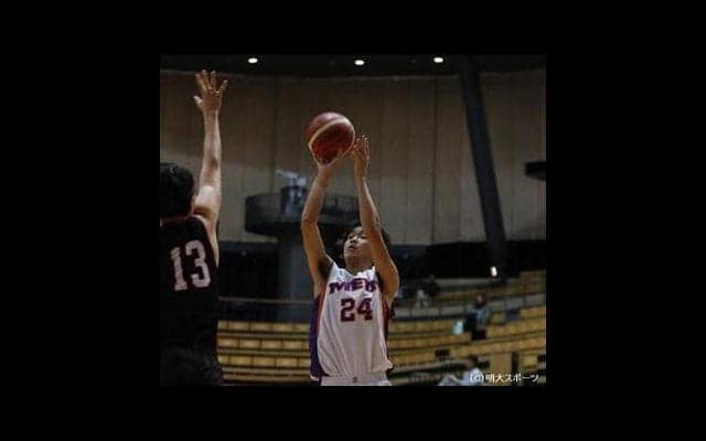 森山のシュート爆発　77-60で名古屋学大破る／全日本大学選手権
