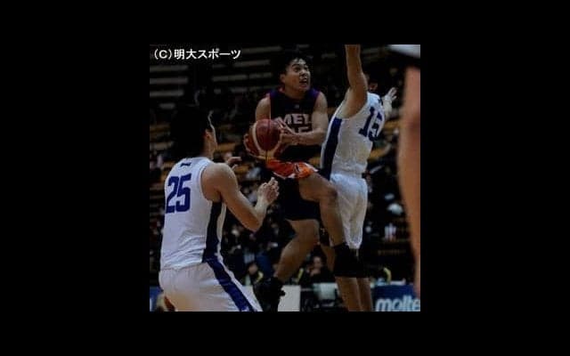 東海大に33点差で敗戦　ベスト４進出逃す／全日本大学選手権