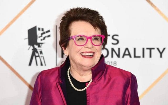 ビリー・ジーン・キングが、BBCの生涯功労賞を受賞