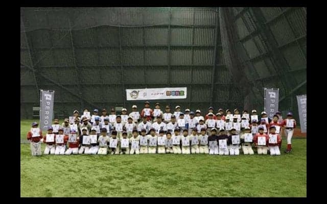 ロッテ主力3選手が野球教室で子供たちに伝えたこと　「みんな元気があって積極的」