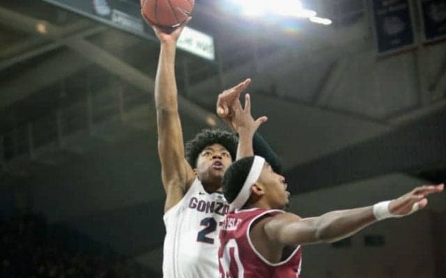 ゴンザガ大がチーム史上最多61点差での圧勝、八村はフィールドゴール成功率100％