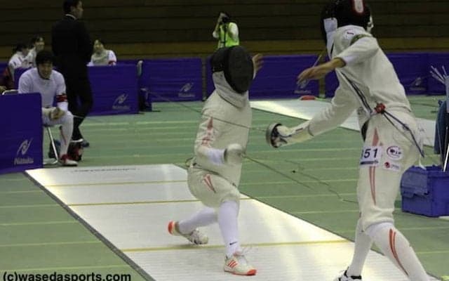 初日は、男子エペ、女子フルーレが３位入賞！