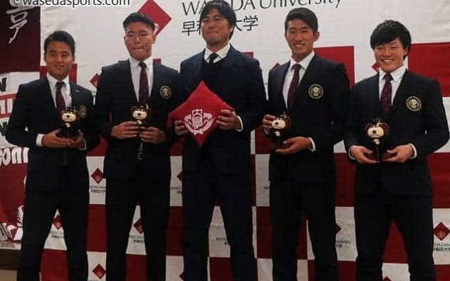 Ｊ加入内定選手４人が合同記者会見を開催