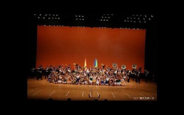 ４年生最後の舞台　吹奏・チアで迫力のパフォーマンス／第66回定期演奏会