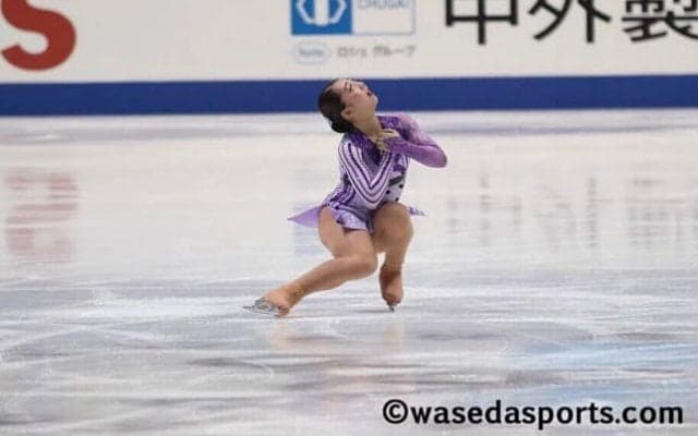永井・中塩、対照的となったフリースケーティング
