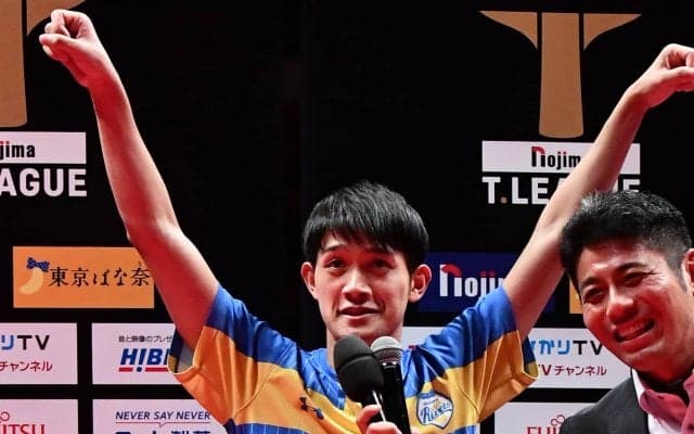 【卓球・Tリーグ】最後はやっぱり吉村和弘！　ノンストップの快進撃で張本にV＜12/27 岡山 vs KM東京＞