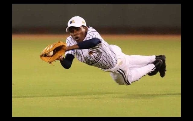 スリランカ中堅手のひたむきダイブ　カメラマン選出、今年のベストショット【アマ編】