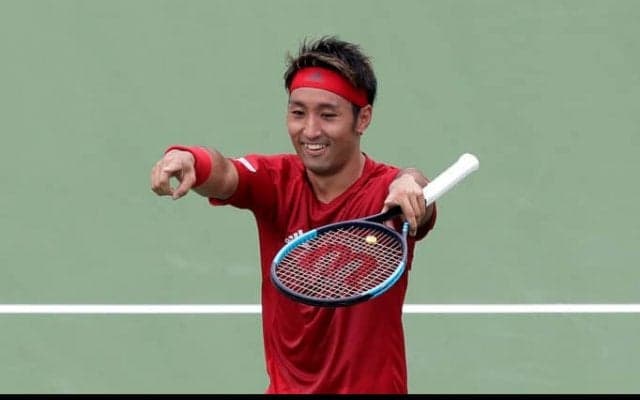 内山が世界14位を破る金星。自身初のツアーベスト8進出[ATP250 ブリスベン]