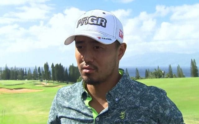 小平智「ショットの調子は悪くはないが、風の読み違いで距離のアジャストが難しかった」　初日終了後インタビュー