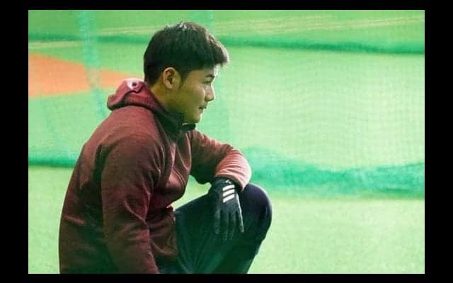 日本ハム清宮が2年目のシーズンに向け自主トレ公開　「今年も宜しくお願いします」