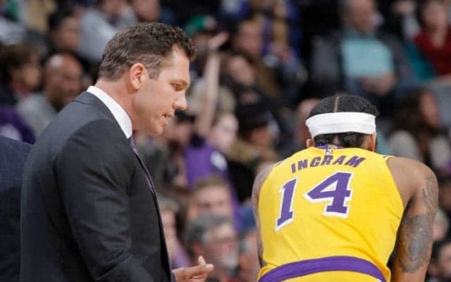 3連敗のレイカーズ、指揮官がロンゾとイングラムに苦言「パッションが足りない」