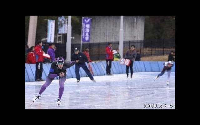 山本が5000メートルで2位！　部門総合は4位のまま最終日へ／第91回日本学生氷上選手権