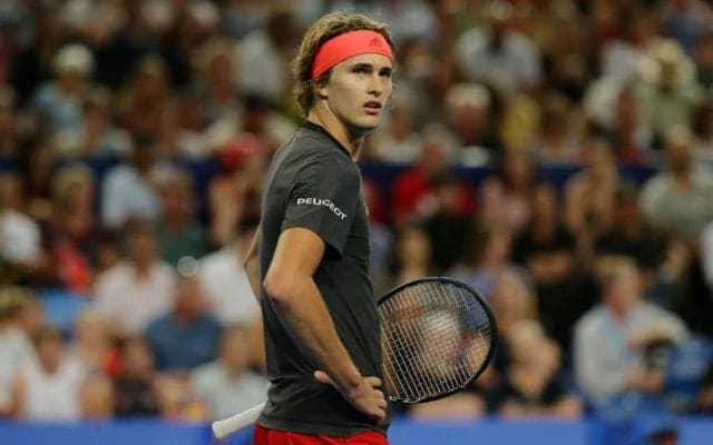 世界4位ズベレフが太もも怪我。全豪に備えエキシビ欠場