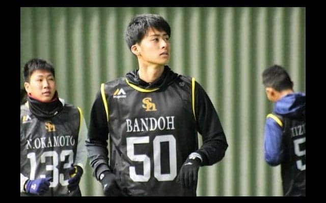 背番号「50」引き継いだ鷹ドラ4、摂津は「偉大な方。自分もそうなるように」