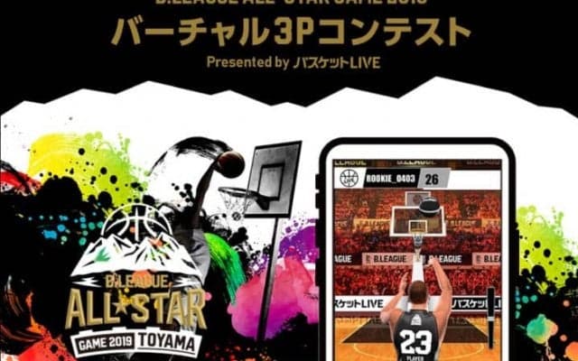 オールスターの目玉企画『バーチャル3Pコンテスト』にプライドを懸け楽しく参戦！