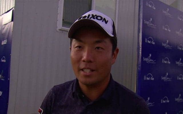 稲森佑貴「結構厳しい位置にいるので明日は巻き返したい」　初日終了後インタビュー